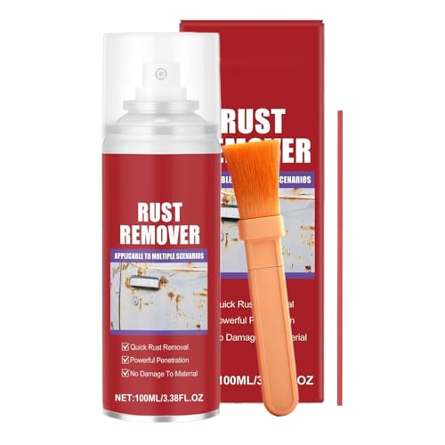 Dissolvant De Rouille Pour Métal - Spray de Polissage Polyvalent pour Automobile 100ml,Nettoyant Pour Surfaces Métalliques À Usage Intensif | Pour Véhicules Automobiles Camping-Cars Remorques Camions