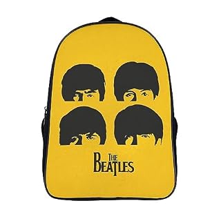 The Beatles Design Respirant Sac À Dos Grande Capacité Rock Band Sac Ecole Garçons Filles Lycee Cartable Sac A Dos Enfant Cartable Ado Fille Primaire Cadeau Sac De 16inch - Les Beatles, Paul McCartney, John Lennon, RIngo Starr, George Harrison