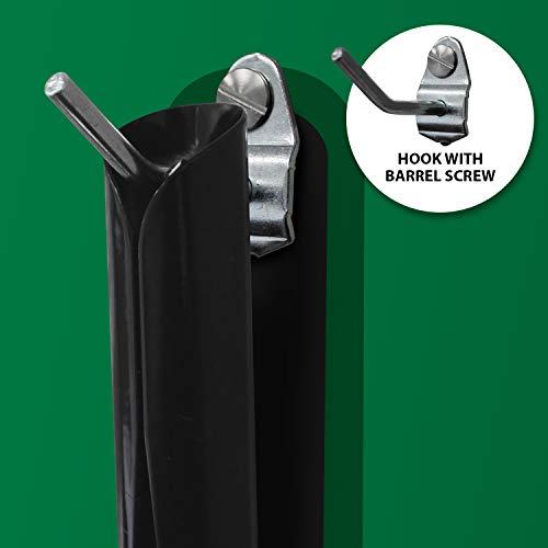 Image of NMC SB103AL 5S Janitorial Shadow Board, Green /Black, 68 inchX30 inch, Heavy-DutyAluminum (Tools Sold Separately)