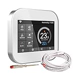 Nassboards Smart Thermostat - for Electric Underfloor Heating, Remote & WiFi Control, Programmable, Digital & Compatible with WiFi, Alexa - Installation Kit Included