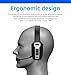 Bluetooth Headset with Microphone,Noise Cancelling with Mute Button, Very Strong Wireless Range, All-Day Comfort On Ear Headphones 60 Hrs Working time for Trucker/Work/PC/Call Center/Meeting/Office
