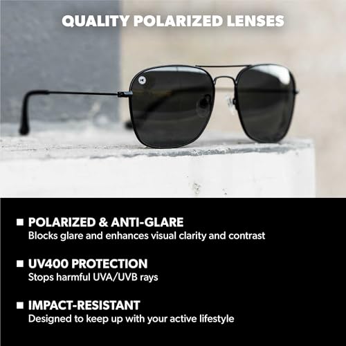 Image of Knockaround Polarized Navigator Sunglasses for Men & Women - UV Protection