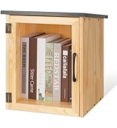Ozzptuu Little Library Box Outdoor Little Library Free Library Box Outdoor Book Storage School Li...