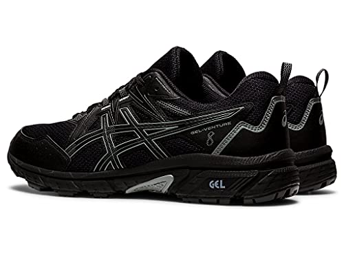 ASICS Men's Gel-Venture 8 Running Shoes, 8, Black/Black
