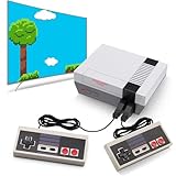 Retro Game Console, Classic Mini Video Game Consoles Built-in with 620 Games Dual Players Mode Console with 2 Controllers Handheld Games for Kids & Adults