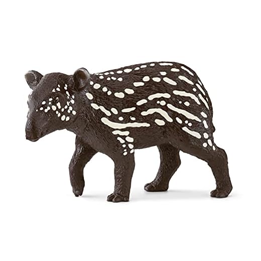 Schleich Wild Life, Realistic Baby Animal Toys for Kids Ages 3 and Above, Bgaby Tapir Toy Figurine
