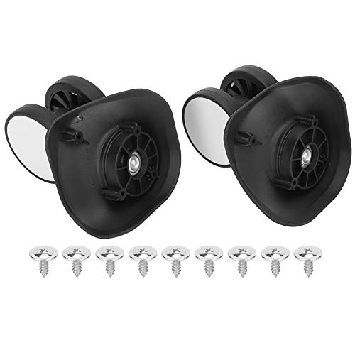 Roda de substituição de bagagem universal resistente à pressão, acessório de mala preta, para mala d