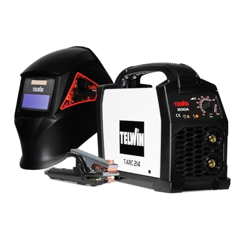 T-Arc 214 Saldatrice Inverter Elettrodo MMA 200A, con Maschera di