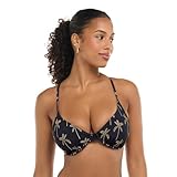 [Body Glove] ビキニトップ Solo Underwire D, Dd, E, F Cup Bikini Top Swimsuit With Adjustable 2-way Back Detail レディース ケイマンパームプリント DD