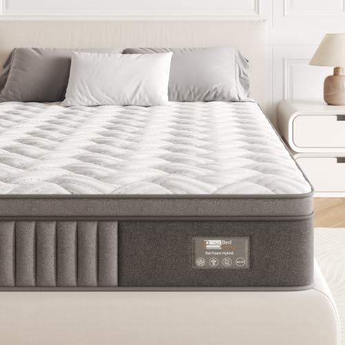BedStory Matelas 140x190x20cm, Matelas à Ressorts ensachés et à mémoire de Forme, Renfort périphérique Ergonomique Matelas, Durable et Doux pour la Peau, Durable et Respirant