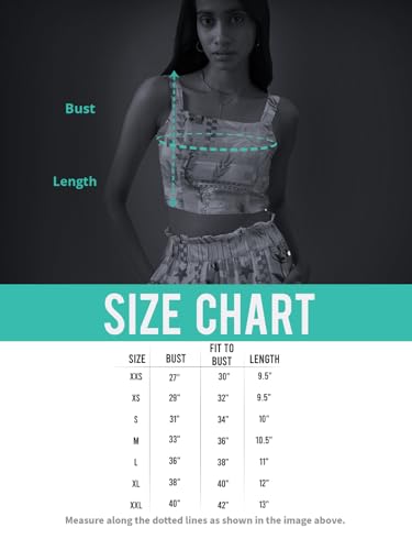 Image of The Souled Store Lilo & Stitch: Ohana Women and Girls Square Neck Sleeveless Multicolor All Over Printed Slim Fit Cropped Bralette Tops