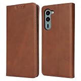 【Hamany】arrows we2 plus ケース 手帳型 f-51e ケース 耐衝撃 スマホケース カード収納 内蔵マグネット レザー f51e ケース カバー -ヴィンテージダークブラウン