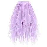Material: la falda esponjosa está hecha de varias capas de tul y materiales de malla y es adecuada para su uso en ropa. Este material es característico de los disfraces de carnaval. Este material se utiliza para vestidos festivos.