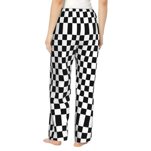 Pantalon de pyjama rayures noires blanches femme - 3