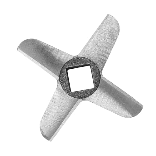 Knives, Poultry Tools, Silver Steel Food Grinder Accessories Professional Kitchen Meat Mincers Cutter Part 5 Meat Grinder Blades Kitchen Dining Meat (Size 22)
