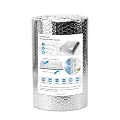 UCINNOVATE Reflective Insulation Roll, 12" x 10 Ft Aluminum Foil Thermal RV Window Insulation for Winter & Summer, Reflexic Radiant Barrier Bubble Roll for Window, Garage, Roof, RV, Attics, Car