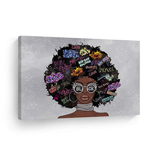African American Wall Art, Black Art Wall Decor, African American Black Art, Black Girl Wall Art, Pop Art, African American Print, African Art Pictures, African Art Wall Decor, Canvas Prints-8X12 #TOP2