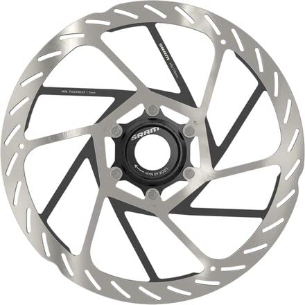 SRAM disco freno HS2 160mm centerlock arrotondato, Black - Image 4