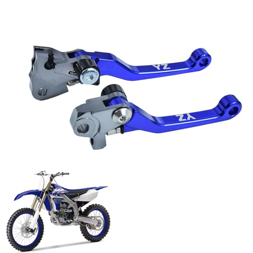 Image of Motorcycle CNC Aluminum Brake Clutch Lever Handle Pivot for yz250f yz450f yz426f 2009-2023 yz125 yz250 2015-2023 yz125x 17-23 yz250x 16-23 yz250fx 20-23 yz450fx 19-23 Pit Dirt Bikes (Blue)