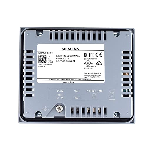 KTP400 SIMATIC HMI Basic Touch Panel for Industrial Communication, Automation Systems and Distributed Control Systems
