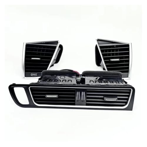 Bouches d'aération tableau de bord pour Q5 SQ5 8R - Kit de 3 grilles de ventilation avant et accoudoir
