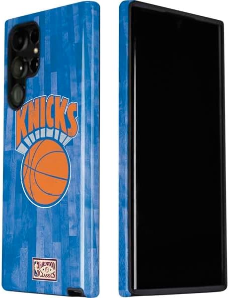 Skinit Pro Phone Case Compatible with Galaxy S22 Ultra - Officially Licensed NBA New York Knicks Hardwood Classics Design