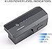 Ruko F11/F11PRO/F11GIM/F11GIM2 Drone Battery 11.1V 2500mAh/27.75Wh Li-po Rechargeable Battery and USB Cable for F11 Series RC Quadcopter Drone Black