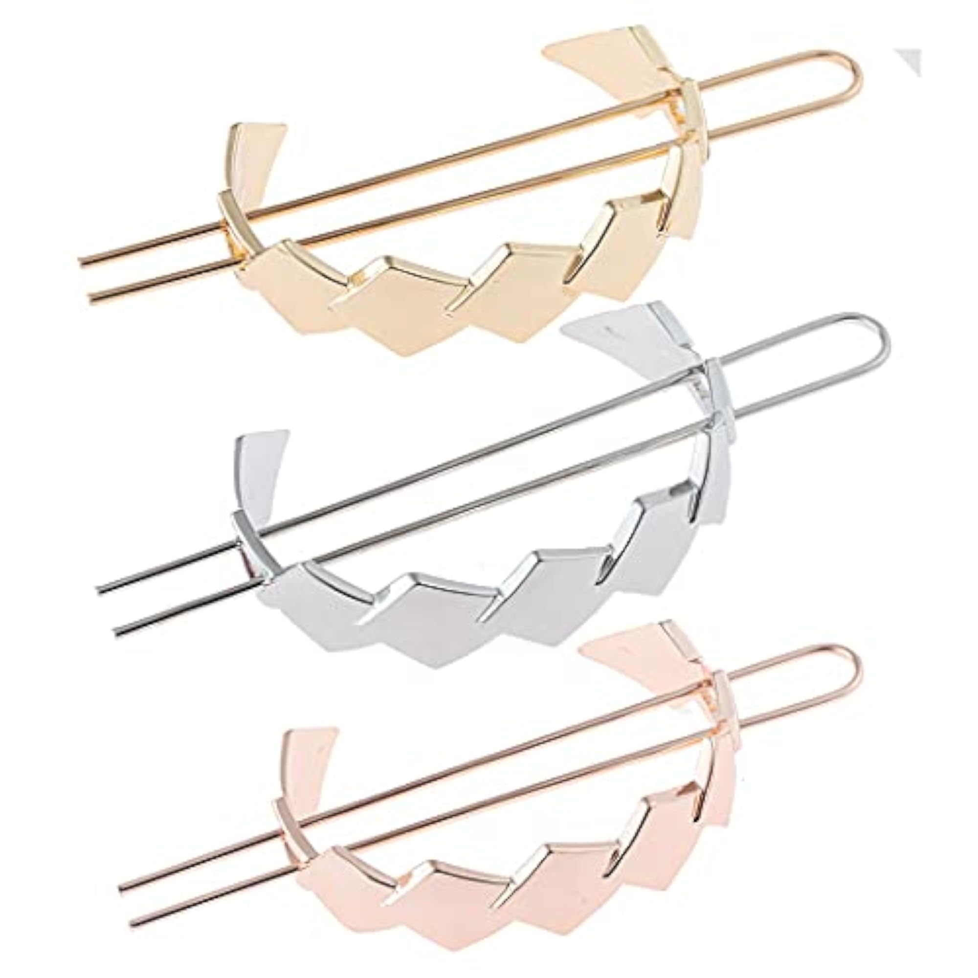 3 Sets Vintage Alloy Hair Bun Holder Clips