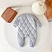 Sanlutoz Fashion Long Sleeve Baby Rompers Thicken Fleece Warm Winter Infants Clothing (BRW2268-BL, 12-18 months)