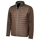 Calvin Klein Chaqueta de golf ligera con aislamiento híbrido 2025 para hombre, Visón, M