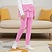 Girls Skirted Leggings Stretchy Casual Elastic High Waisted Cute Layered A-Line Skirts Athletic Dance Tights for 3-14 Years