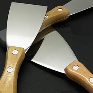 Release 1 stück Klinge Breite 40 60 80 100mm Kitt Messer Schaber Schaufel Edelstahl Wandverkleidung Messer Baumaschinen Werkzeuge (Size : Type 4)