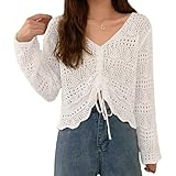 Photo Gallery cottagecore camicetta crochet top cottagecore abbigliamento grunge fata vestiti grunge fata estetica fairycore, bianco, taglia unica Photo Gallery cottagecore camicetta crochet top cottagecore abbigliamento grunge fata vestiti grunge fata estetica fairycore, bianco, taglia unica