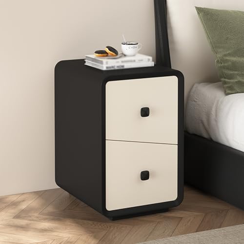 Table de chevet moderne kaki petit espace meuble d'appoint de nuit - 3