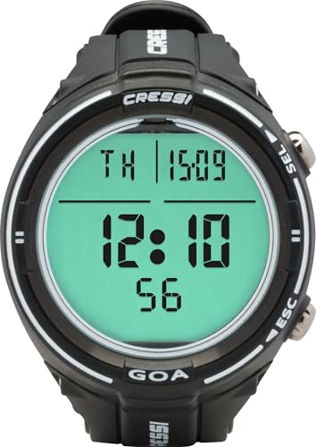 Image of Cressi Goa Dive Watch Computer | 4 Programs - Air /Nitrox, Freediving, Gage | Made in Italy