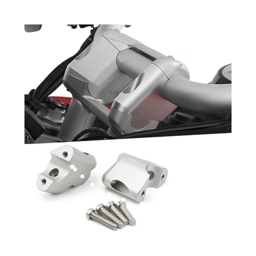 Accessoires guidon alu argenté de qualité pour pontet Multistrada V4 - 2
