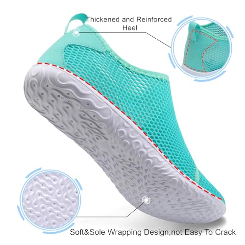 Image of Spesoul Womens and Mens Water Shoes Breathable Quick Dry Soft Barefoot Aqua Socks for Hiking Swim Beach Surf Yoga Sport