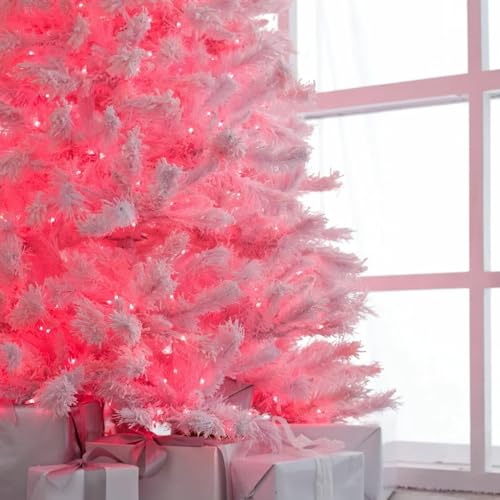Brightown Valentine'S Day String Lights With 100 Clear Bulbs On White Wire - 26.5 Ft Waterproof Connectable Christmas Tree Lights For Indoor Outdoor Use Party Holiday Patio Decorations,Pink thumb #6