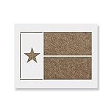 Texas State Flag Stencil Template for Walls and Crafts - Reusable Stencils for Painting in Small & Large Sizes