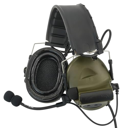 Casque tactique U94 PTT microphone coussinets gel airsoft