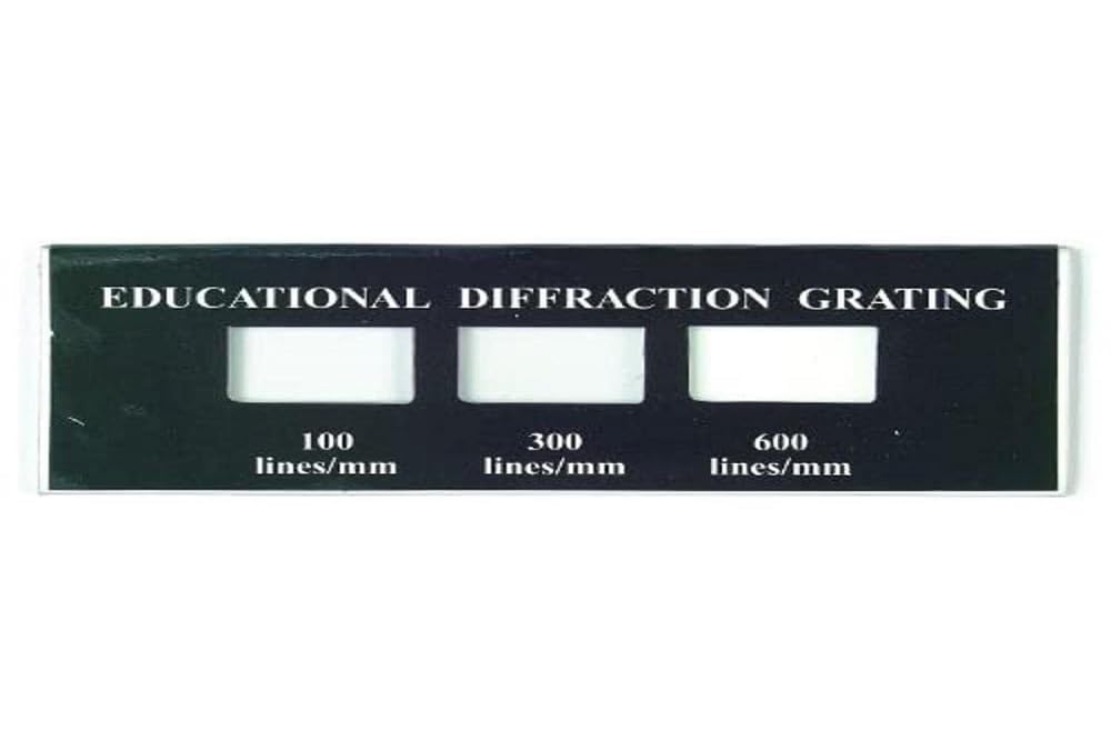 3B Scientific U19520 Educational Demonstration Gratings - for investigation of optical diffraction