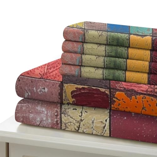 Housse de couette enfant 3D blocs de construction et taie d'oreiller lit 1 place - 6