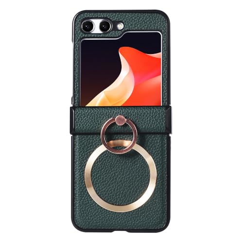 Coque Galaxy Z Flip 5 6 verte diamant pour regarder vos vidéos partout