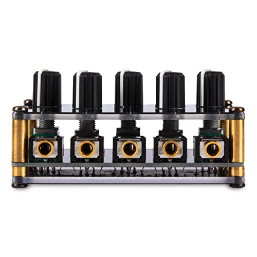 MEYZJRC Table de Mixage Stéréo Mini Mélangeur Audio 4 Canaux Console Compacte Fonctionnement sans Alimentation avec Boîtier Résistant Adapté à – vue 3