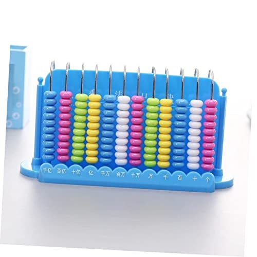 KOMBIUDA Brinquedos Educativos De Plástico Com 12 Ábacos Playset De Artesanato De 12 Dígitos Com Ába