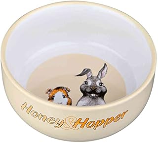 Trixie Honey and Hopper Ceramic Bowl, 11 cm