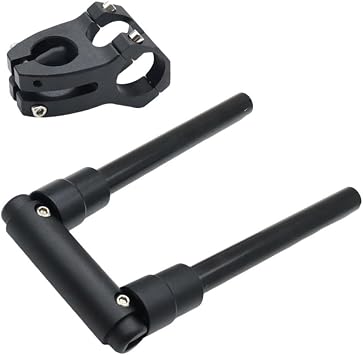 Electric Scooter Handlebar Replacement T Shaped Stem For Kick Scooter Folding Handlebar Assembly Metal 22mm Riser Bar Steering Column23.5MM
