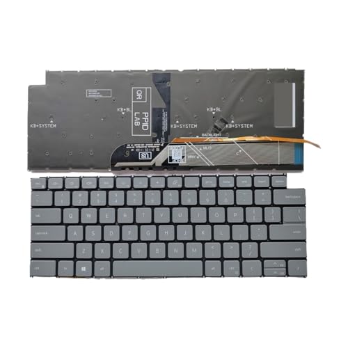 Clavier pour Inspiron 5310 5410 et Vostro 14 Pro rétroéclairé US gris