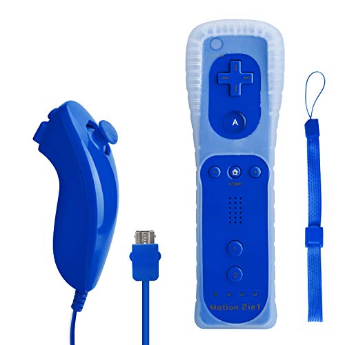 TechKen Wireless Controller Compatible for Wii and Wii U With Built-in Motion Plus