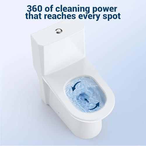 Image of One Piece Toilet, Ceramic Design, Soft Closing PP Toilet Cover, Easy Clean Surface, Water Efficient Flush, Compact Durable Build